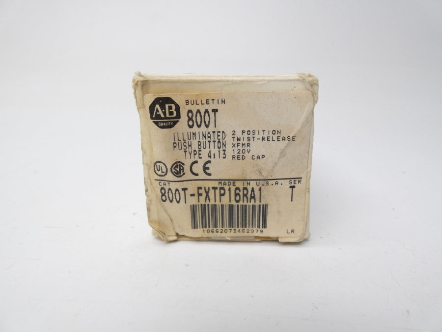 ALLEN BRADLEY 800T-FXTP16RA1 SER. T 120V (GY/BL) NSMP