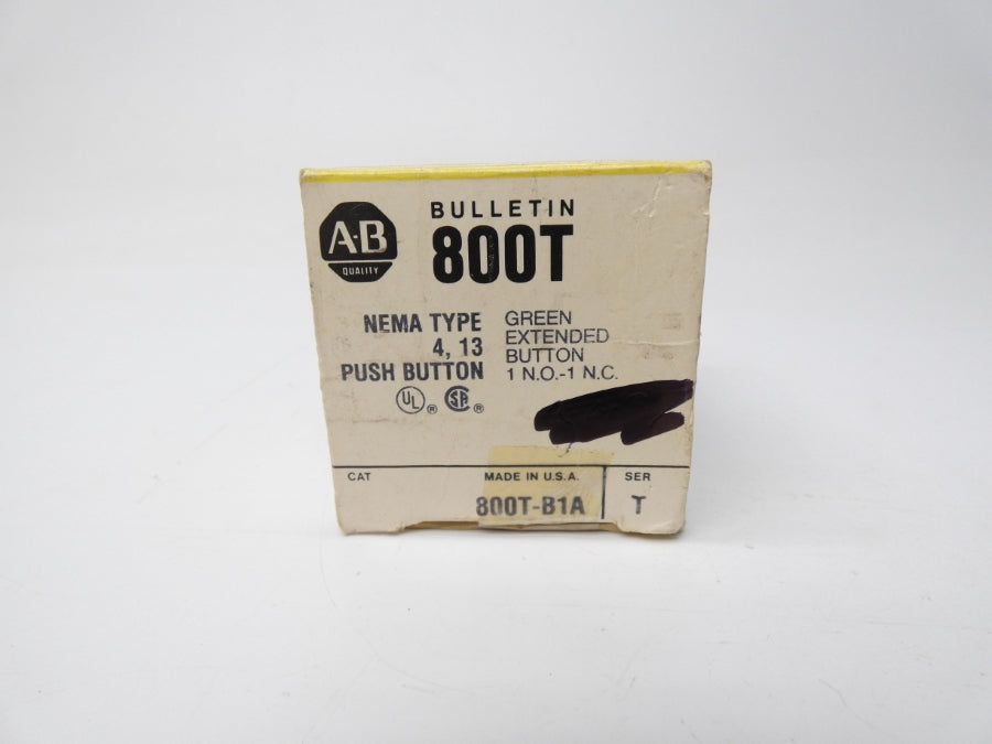 ALLEN BRADLEY 800T-B1A SER. T GREEN (BK/GD) NSMP