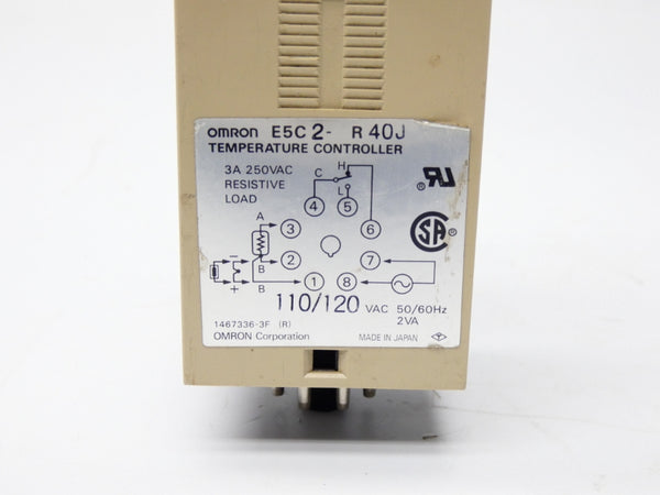 OMRON E5C2-R40J 110/120VAC 3A UNMP