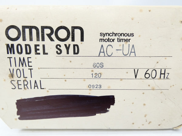 OMRON SYD-AC-UA 200VAC 10A 0-60S NSMP
