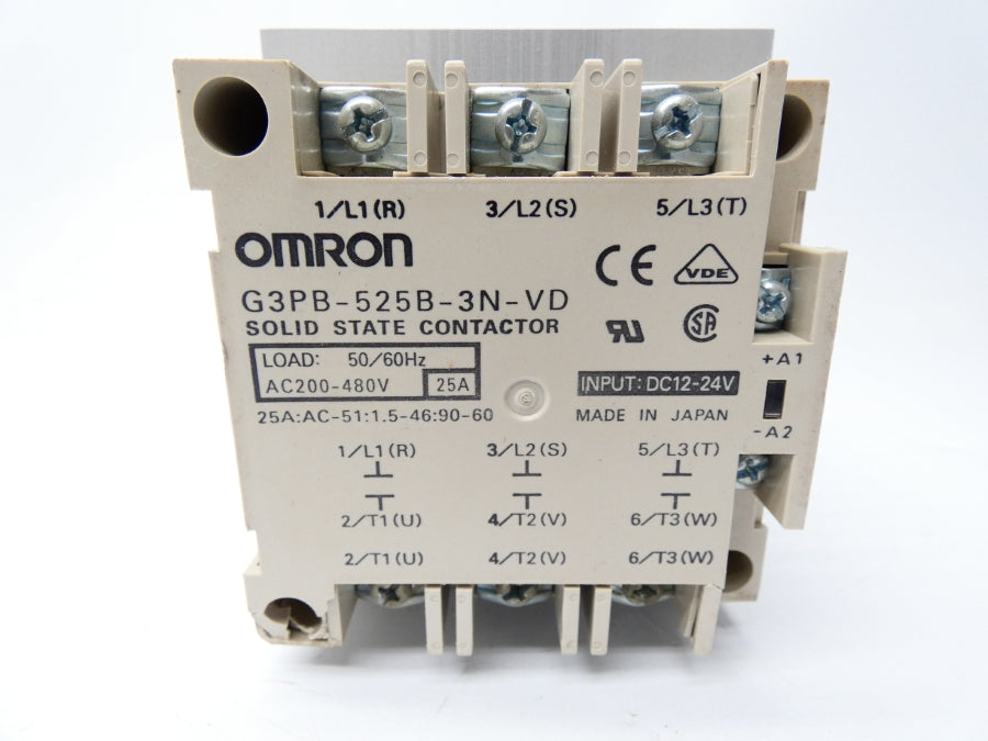 OMRON G3PB-525B-3N-VD 200-480VAC 25A NSNP