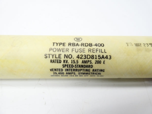 WESTINGHOUSE RBA-RDB-400 423D815A43 NSNP