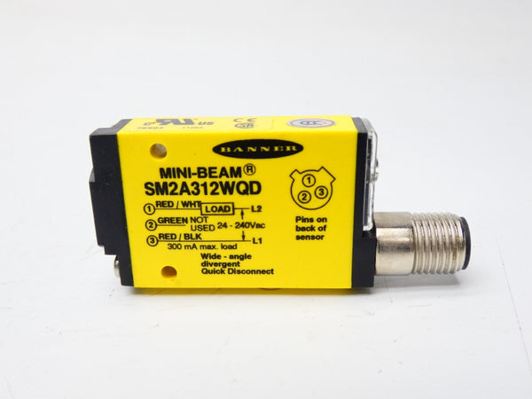 BANNER ENGINEERING SM2A312WQD 24-240VAC NSNP