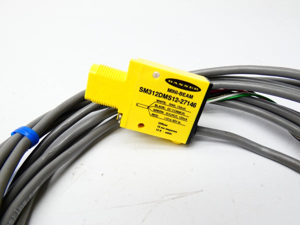 BANNER ENGINEERING SM312DMS12-27146 10-30VDC NSNP