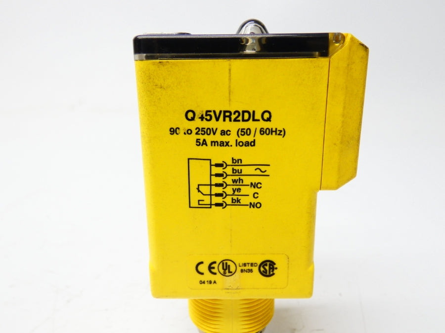 BANNER ENGINEERING Q45VR2DLQ 90-250VAC 5A NSNP