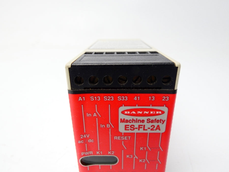 BANNER ENGINEERING ES-FL-2A 24VDC UNMP