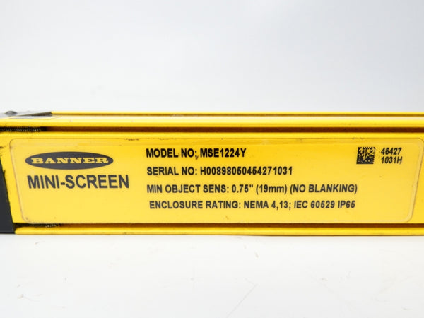 BANNER ENGINEERING MSE1224Y 45427 (AS PICTURED) NSNP