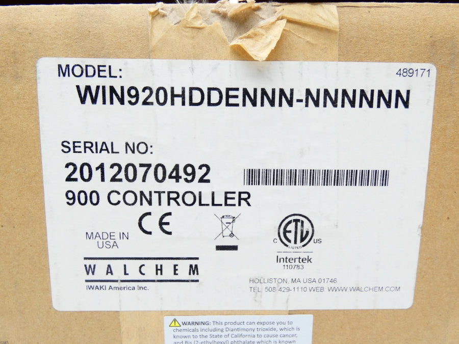 WALCHEM WIN920HDDENNN-NNNNNN 100-240VAC 13A NSMP