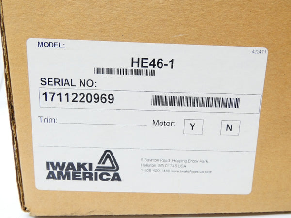 IWAKI AMERICA HE46-1 NSFS