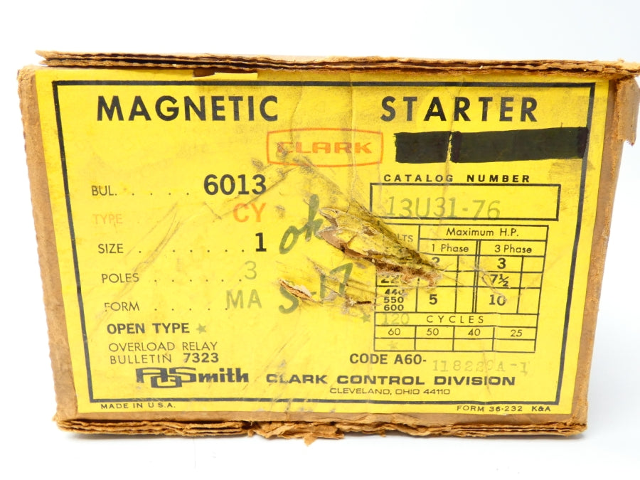 CLARK 13U31-76 110-120V NSMP