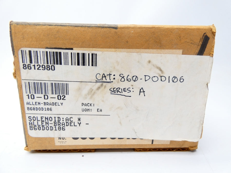 ALLEN BRADLEY 860-DOD106 SER. A 110-120V NSMP