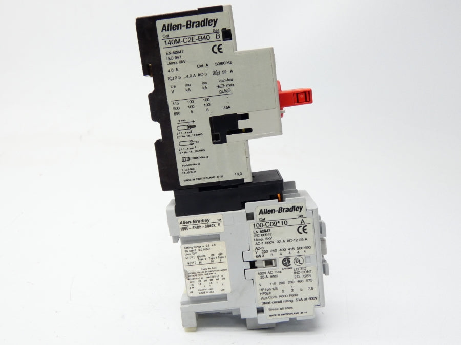 ALLEN BRADLEY 190E-AND2-CB40X SER. B 110-120V UNMP