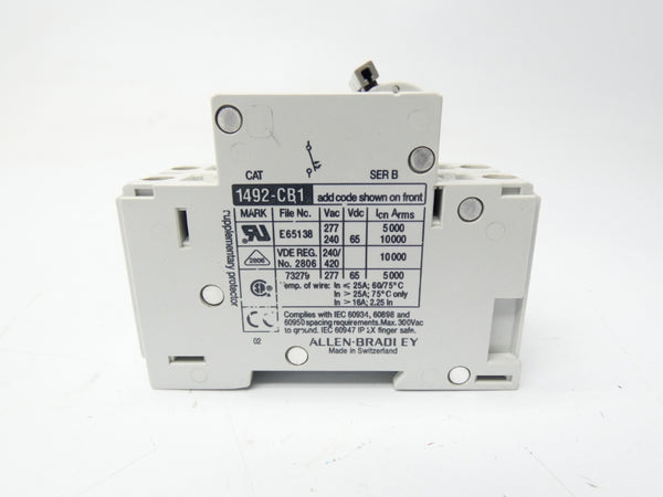 ALLEN BRADLEY 1492-CB1 SER. B 20A NSNP