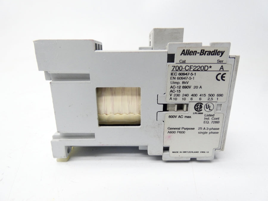 ALLEN BRADLEY 700-CF220D SER. A 24VDC 20A NSNP