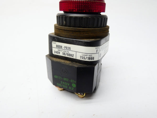 ALLEN BRADLEY 800H-PR26 SER. F 240V NSNP