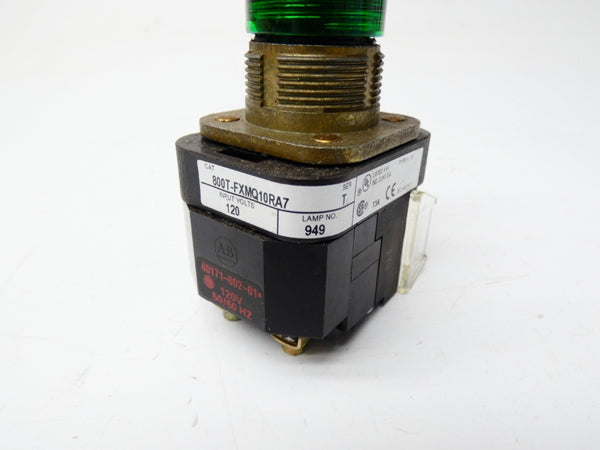 ALLEN BRADLEY 800T-FXMQ10RA7 SER. T 120V NSNP