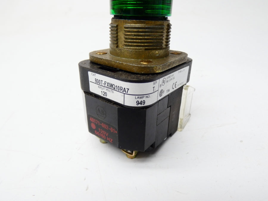 ALLEN BRADLEY 800T-FXMQ10RA7 SER. T 120V NSNP