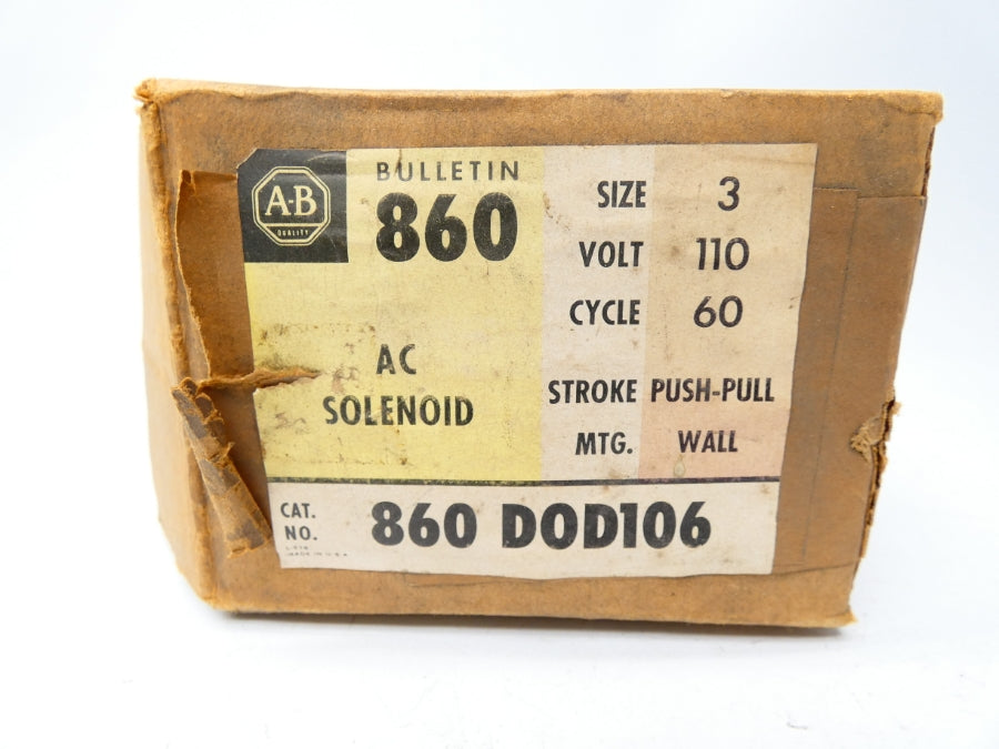 ALLEN BRADLEY 860-DOD106 110V (BR/YL) NSMP