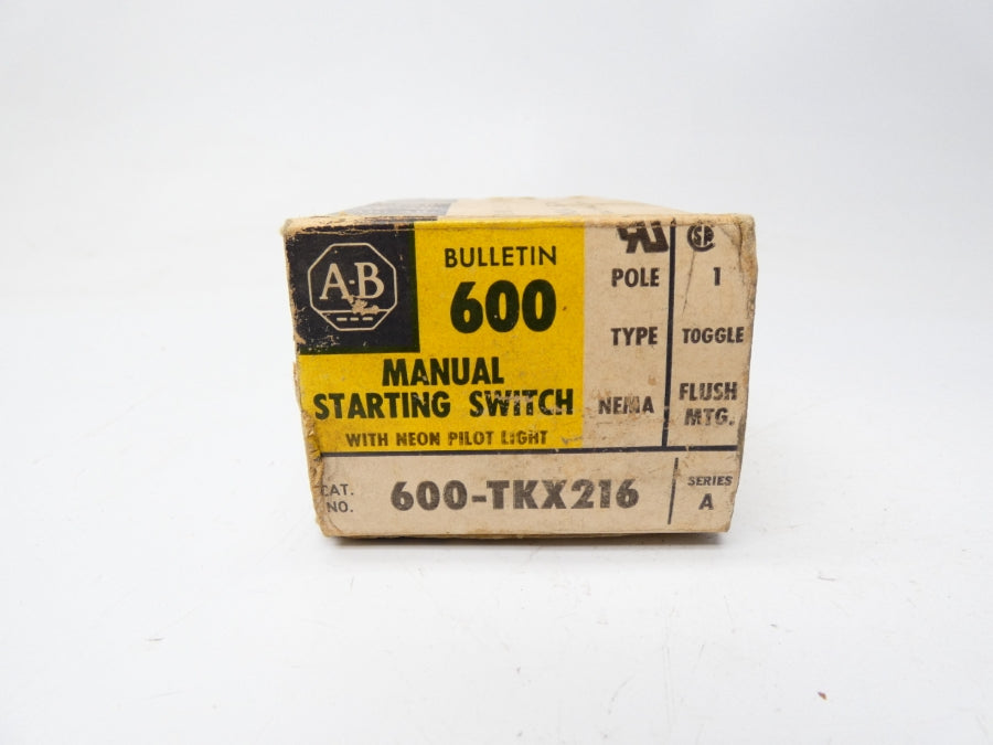 ALLEN BRADLEY 600-TKX216 SER. A (BK/YL) NSMP