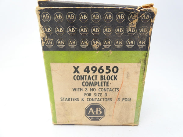 ALLEN BRADLEY X-49650 (BK/GR) NSMP