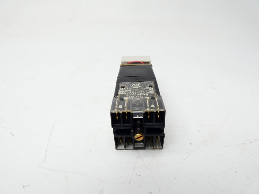 ALLEN BRADLEY 800MS-N46Q SER. C (NO KEY) (BK/YL) NSMP