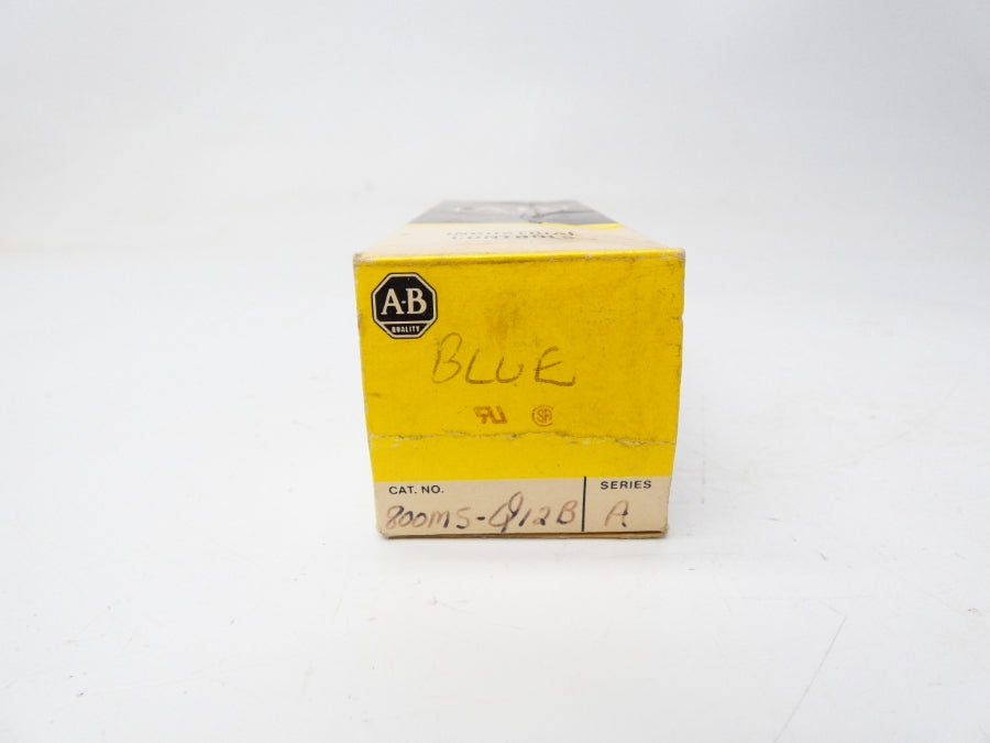ALLEN BRADLEY 800MS-Q12 SER. A 12V (BK/YL) NSMP
