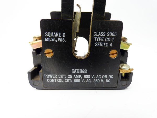 SQUARE D 9065C0-1 SER. A 600V 25A NSNP