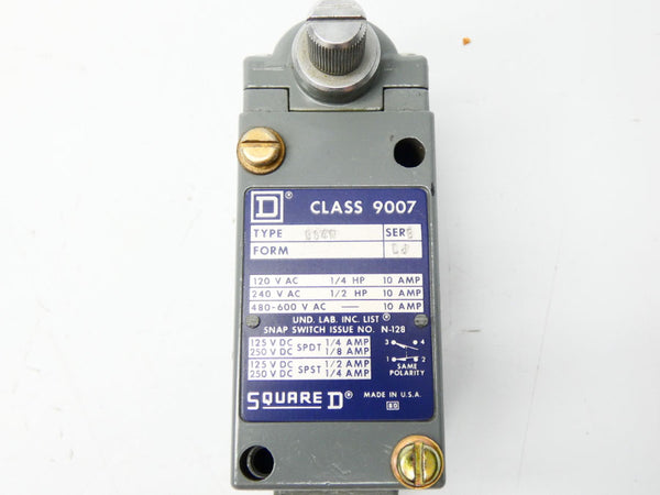 SQUARE D 9007B54N SER. B 480-600VAC 10A NSNP