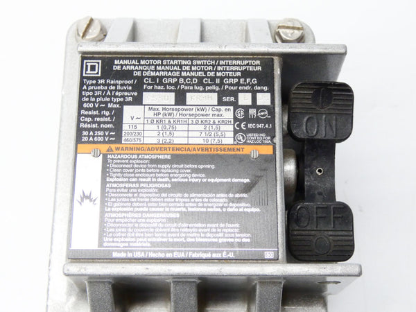 SQUARE D 2510KR1H SER. B 460/575V 30A NSNP