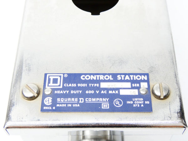 SQUARE D 9001KYC1 SER. A 600VAC NSNP