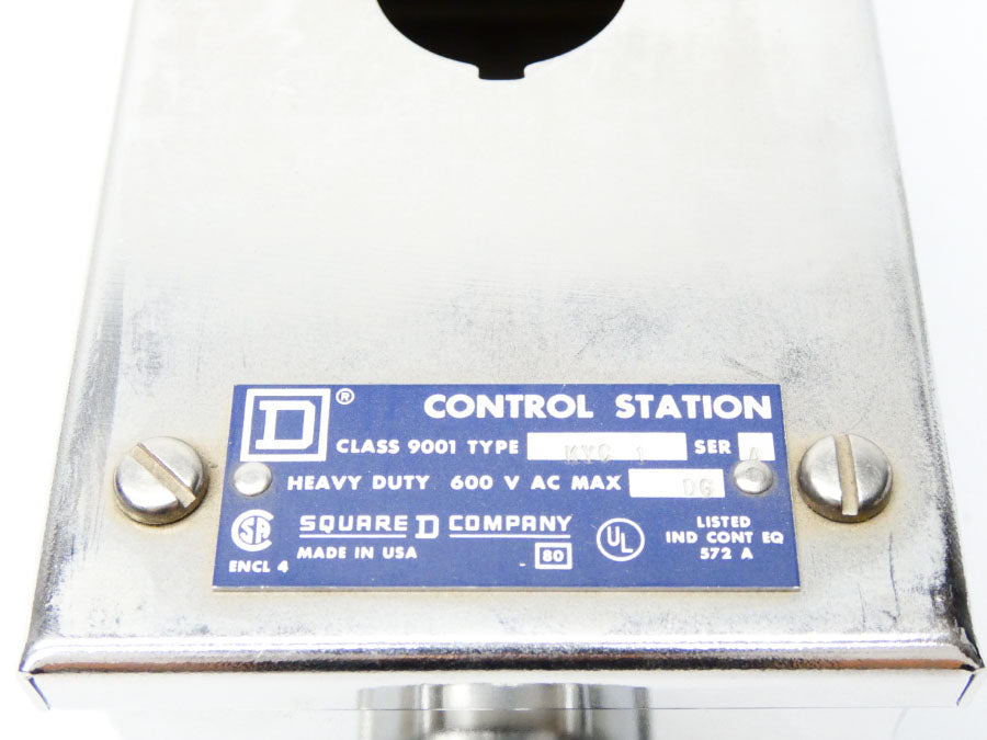 SQUARE D 9001KYC1 SER. A 600VAC NSNP