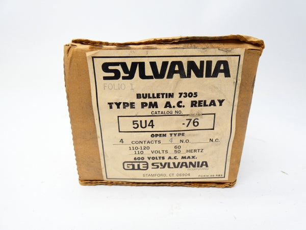 SYLVANIA 5U4-76 110-120V NSMP
