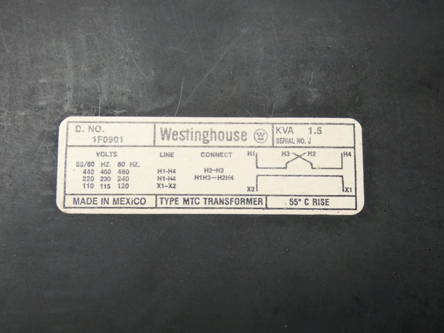 WESTINGHOUSE 1F0901 480V (AS PICTURED) NSNP