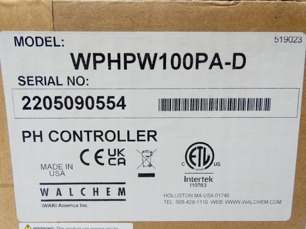 WALCHEM WPHPW100PA-D 100-240VAC 7.0A NSMP