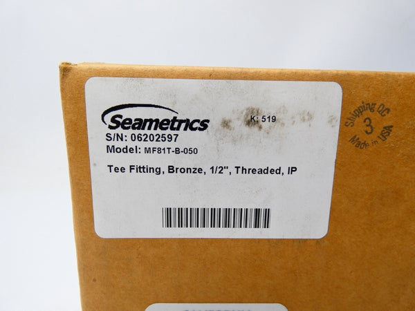 SEAMETRICS MF81T-B-050 1/2" NSFS