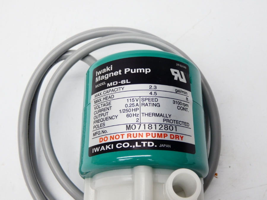 IWAKI MD-6L-115 115V 0.25A NSMP