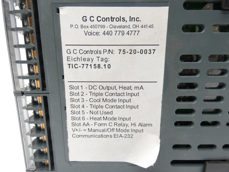 G C CONTROLS EUROTHERM 75-20-0037 NSNP