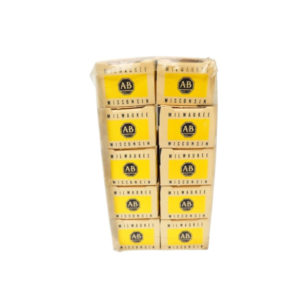 ALLEN BRADLEY N10 (BK/YL) (PKG OF 10) NSMP