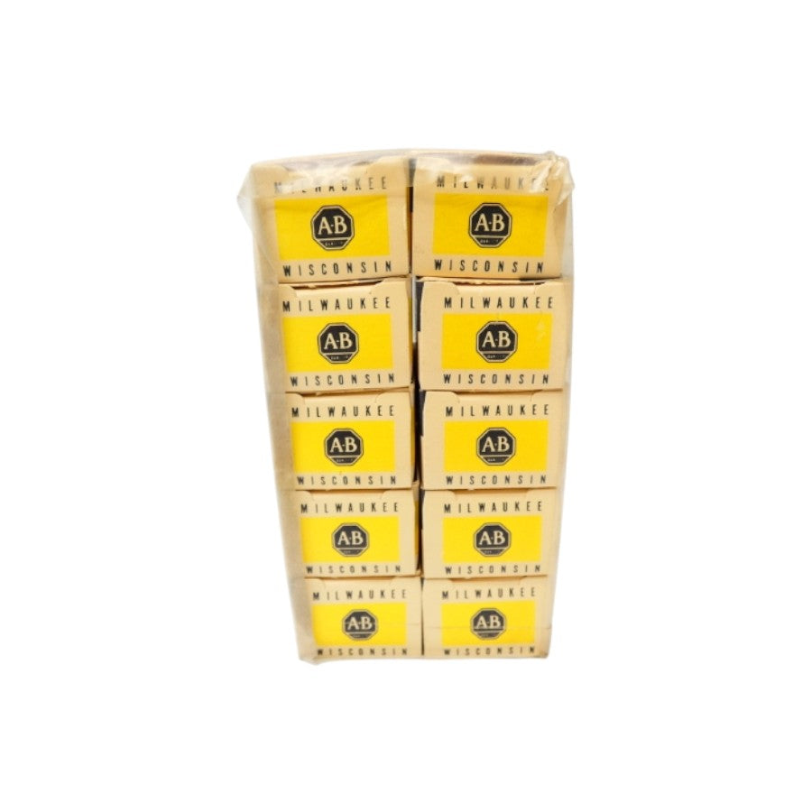 ALLEN BRADLEY N10 (BK/YL) (PKG OF 10) NSMP