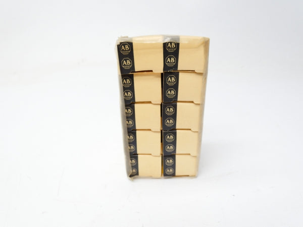 ALLEN BRADLEY N10 (BK/YL) (PKG OF 10) NSMP