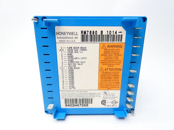 HONEYWELL RM7890B1014 120VAC NUPI