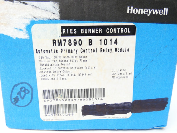 HONEYWELL RM7890B1014 120VAC NUPI