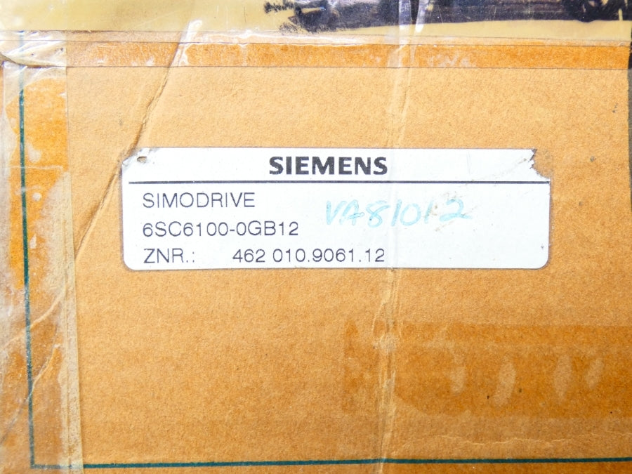 SIEMENS 6SC6100-0GB12 480/600VAC NSMP