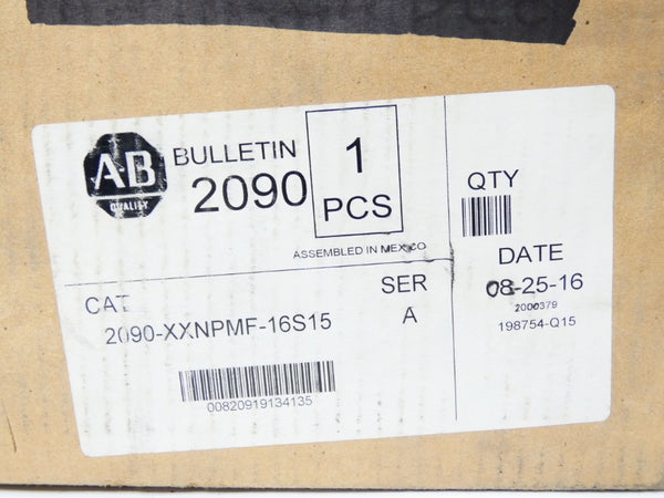 ALLEN BRADLEY 2090-XXNPMF-16S15 SER. A NSMP