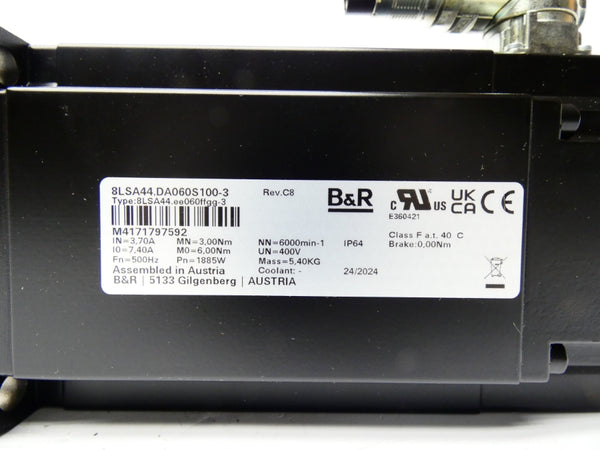 B&R 8LSA44.DA060S100-3 REV. C8 400V 7.40A NSMP