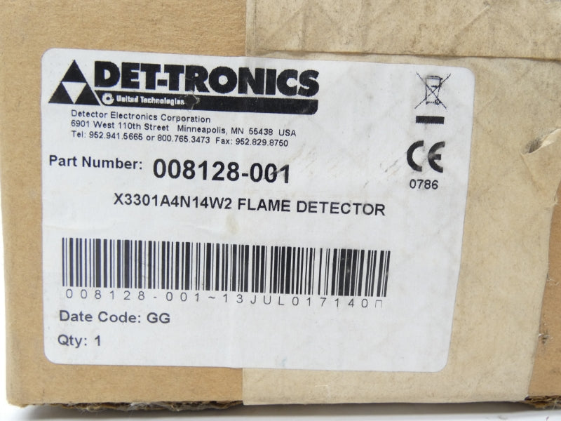 DET TRONICS X3301A4N14W2 008128-001 18-30VDC NSMP
