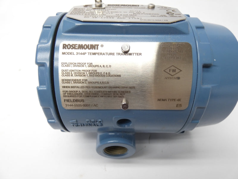 ROSEMOUNT 3144PD1F1E5B4M5 9-30VDC NSMP