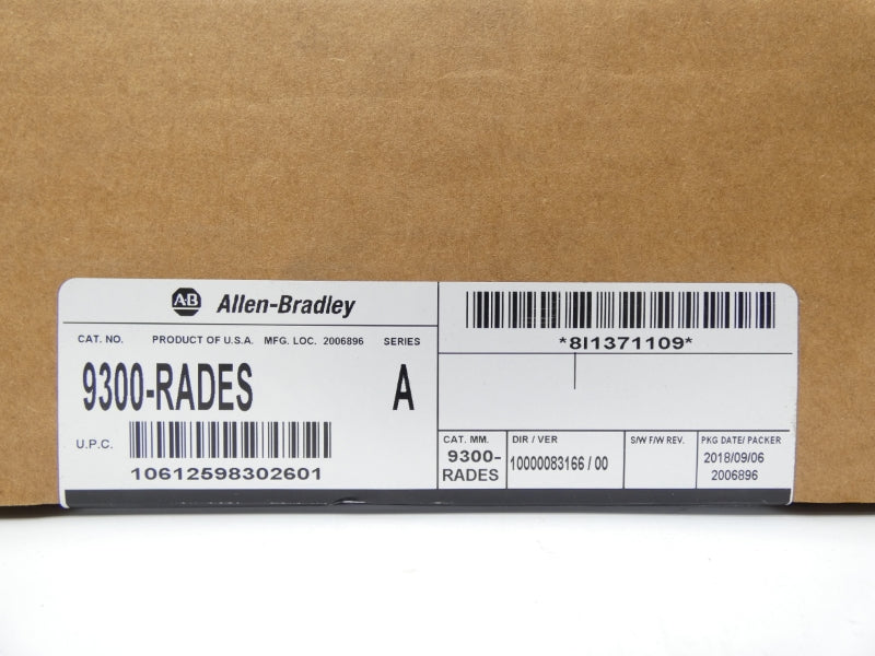 ALLEN BRADLEY 9300-RADES SER. A DATE: 2018 NSFS