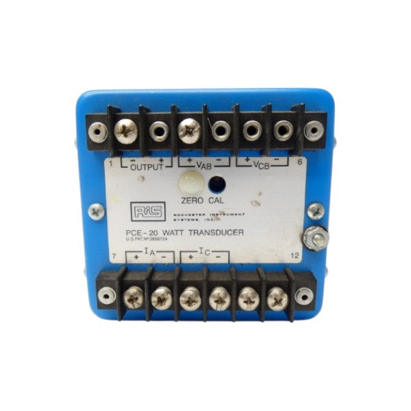 RIS PCE-20-P1-E1-C5-XA-F60-W0-Z0-A2 0-150VAC 0-5A (AS IS) UNMP