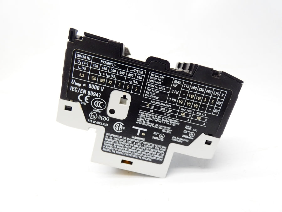 KLOCKNER MOELLER PKZMO-6.3 600VAC 4-6.3A NSMP